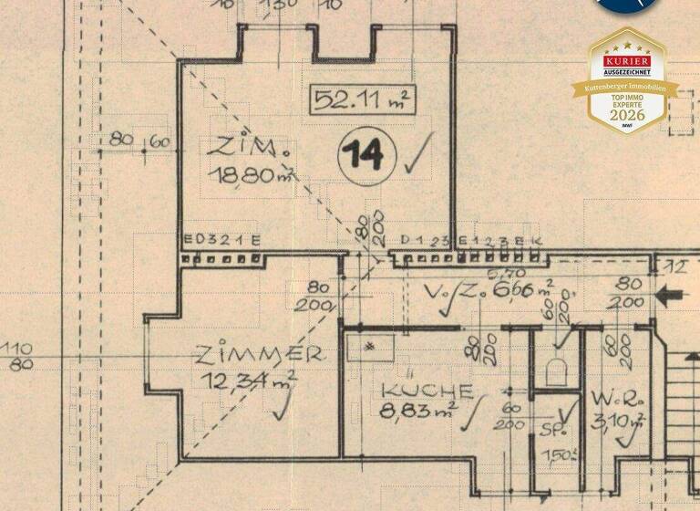 Wohnung zum Kauf 149.000 € 3 Zimmer 52,1 m² 4. Geschoss Krems an der Donau 3500