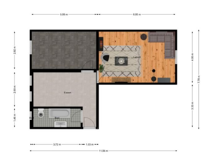 Wohnung zum Kauf 189.000 € 49 m²<br/>Wohnfläche EG<br/>Geschoss Stetten Lörrach 79539