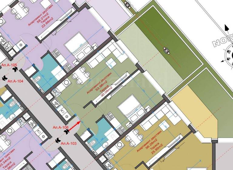 Studio zum Kauf 96.793 € 2 Zimmer 62,4 m² Bansko