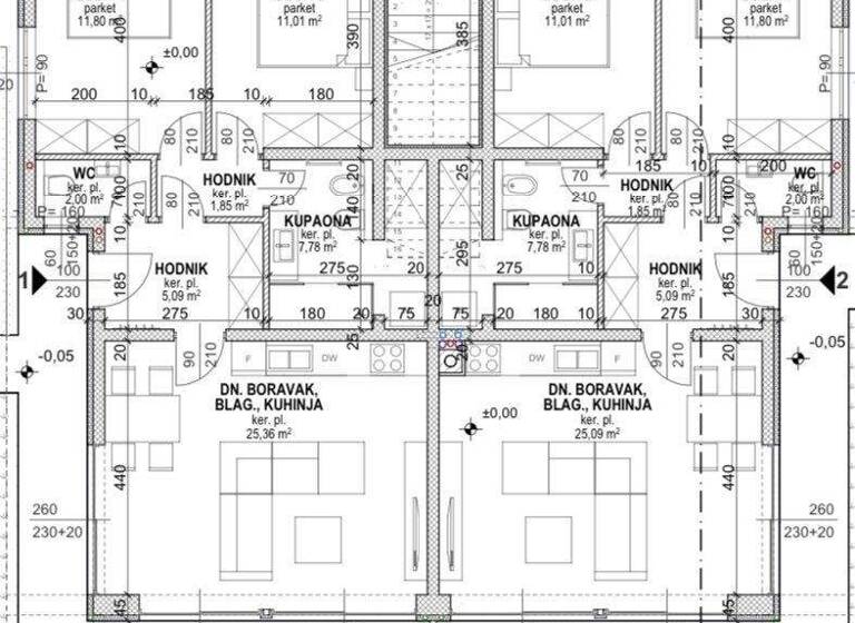 Wohnung zum Kauf 473.000 € 65 m² Krk
