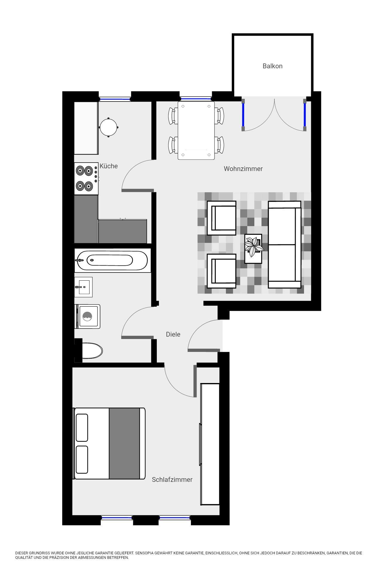 Wohnung zum Kauf 45.000 € 2 Zimmer 45 m²<br/>Wohnfläche 4.<br/>Geschoss Annaberg Annaberg-Buchholz 09456