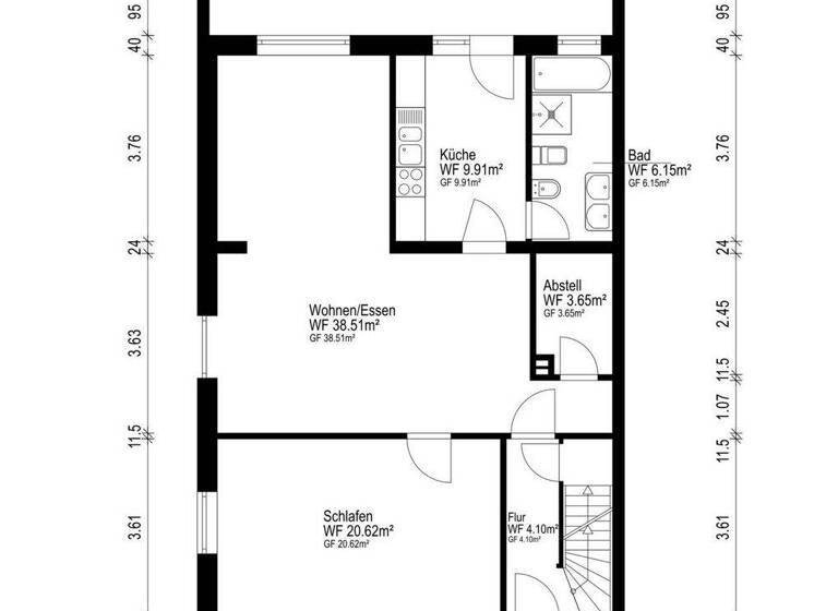 Doppelhaushälfte zum Kauf 299.000 € 5 Zimmer 170 m² 755 m² Grundstück Mittelshuchting Bremen 28259