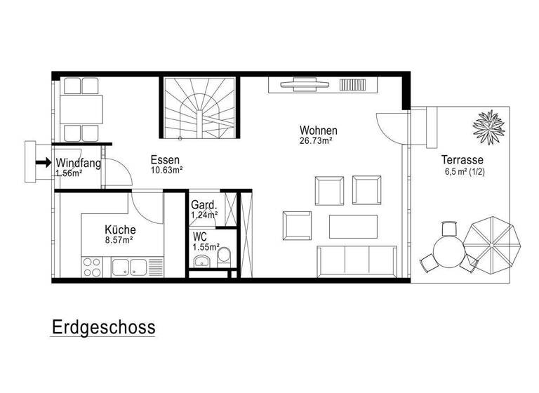 Reihenmittelhaus zum Kauf 699.900 € 5 Zimmer 134 m² 167 m² Grundstück Westerham Taufkirchen 82024