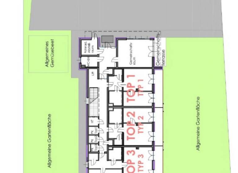 Wohnung zur Miete 948 € 2 Zimmer 77,1 m² St. Oswald 3684