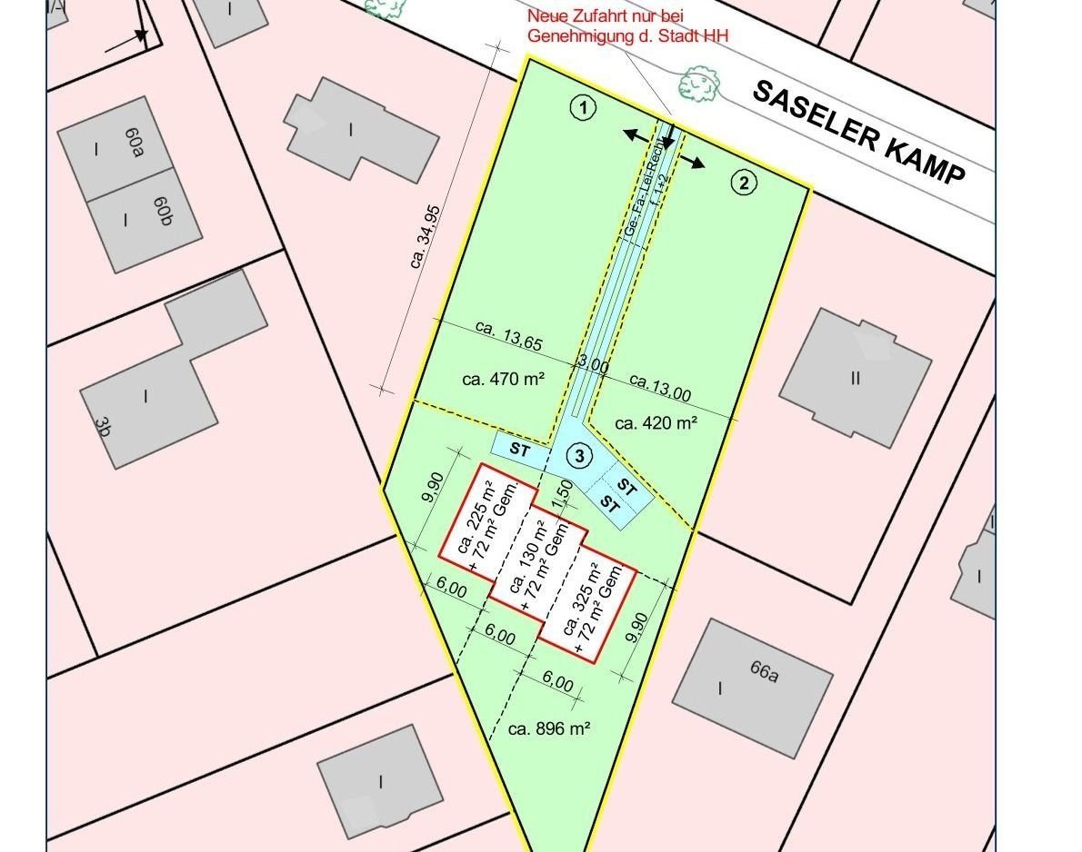 Stadthaus zum Kauf 677.000 € 4 Zimmer 125 m²<br/>Wohnfläche 400 m²<br/>Grundstück Sasel Hamburg 22393