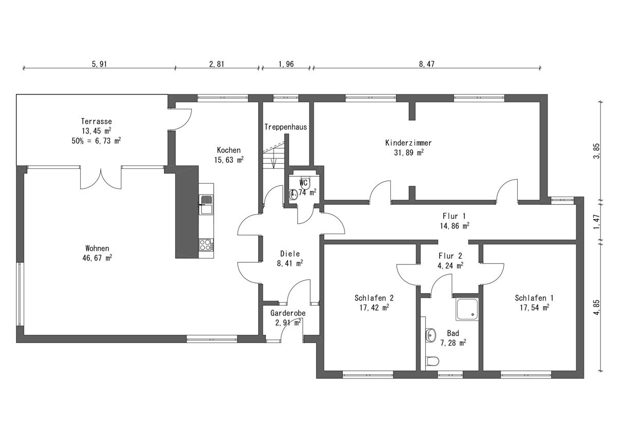 Bungalow zum Kauf 699.000 € 4 Zimmer 175 m²<br/>Wohnfläche 2.000 m²<br/>Grundstück Buchholz Buchholz in der Nordheide 21244