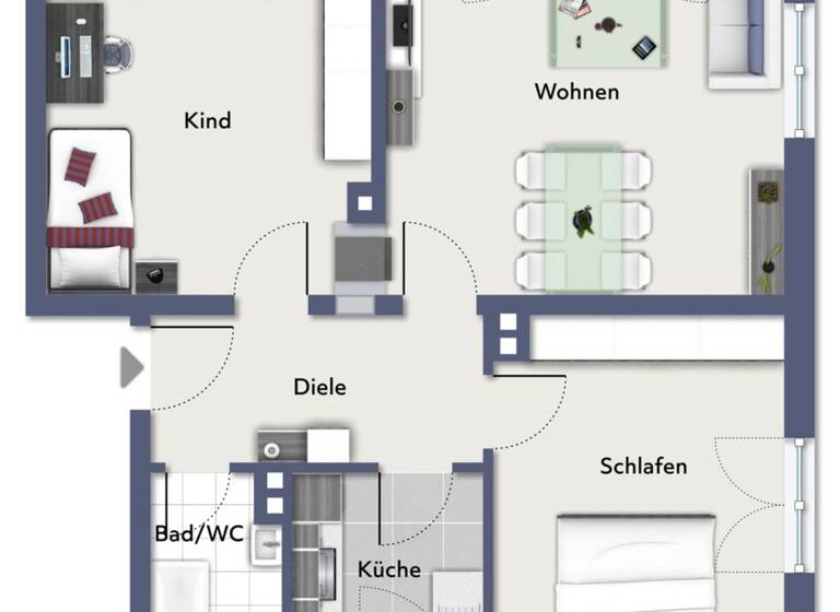 Wohnung zum Kauf 210.000 € 3 Zimmer 65 m² EG Gottfried-Kinkel-Straße 2 Duisdorf Bonn 53123