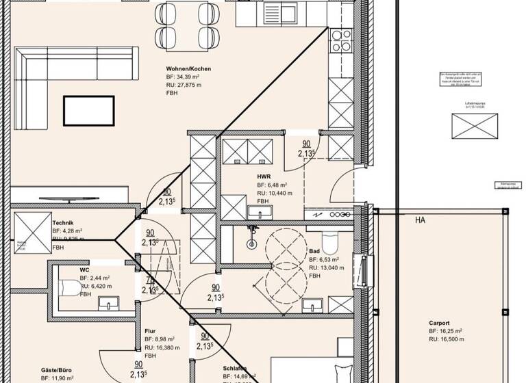 Doppelhaushälfte zur Miete 975 € 3 Zimmer 94 m² 372 m² Grundstück frei ab 01.07.2026 Bösel 26219