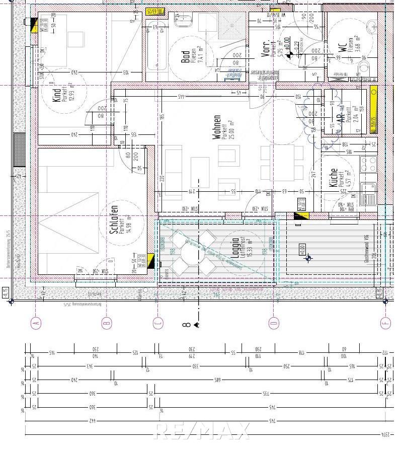 Wohnung zur Miete 795 € 3 Zimmer 91,5 m²<br/>Wohnfläche ab sofort<br/>Verfügbarkeit Braunau am Inn 5280