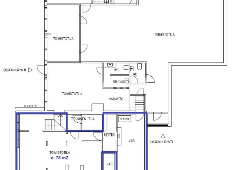 Bürofläche zur Miete 650 € Vesilahti 37470