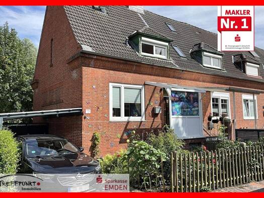 Reihenendhaus zum Kauf 119.500 € 4 Zimmer 78 m² 353 m² Grundstück Barenburg Emden 26721