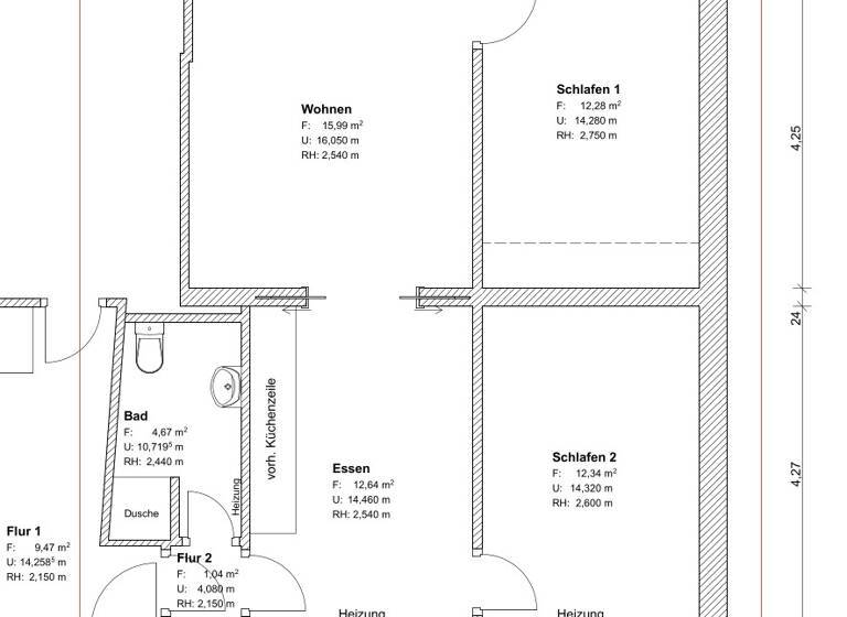 WG-Zimmer zur Miete 400 € 3 Zimmer 58 m² Geschoss EG/1 frei ab sofort Schlewecke Bad Harzburg 38667