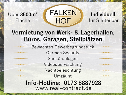 Halle/Industriefläche zur Miete provisionsfrei 11 € 150 m² Lagerfläche Leipziger Straße 67 Falkensee 14612