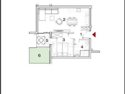 Wohnung zum Kauf 260.480 € 2 Zimmer 47 m² Zivogosce, Podgora Podgora