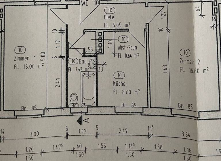 Wohnung zum Kauf provisionsfrei 230.000 € 2 Zimmer 49 m² Geschoss 3/4 Spandau Berlin 13585