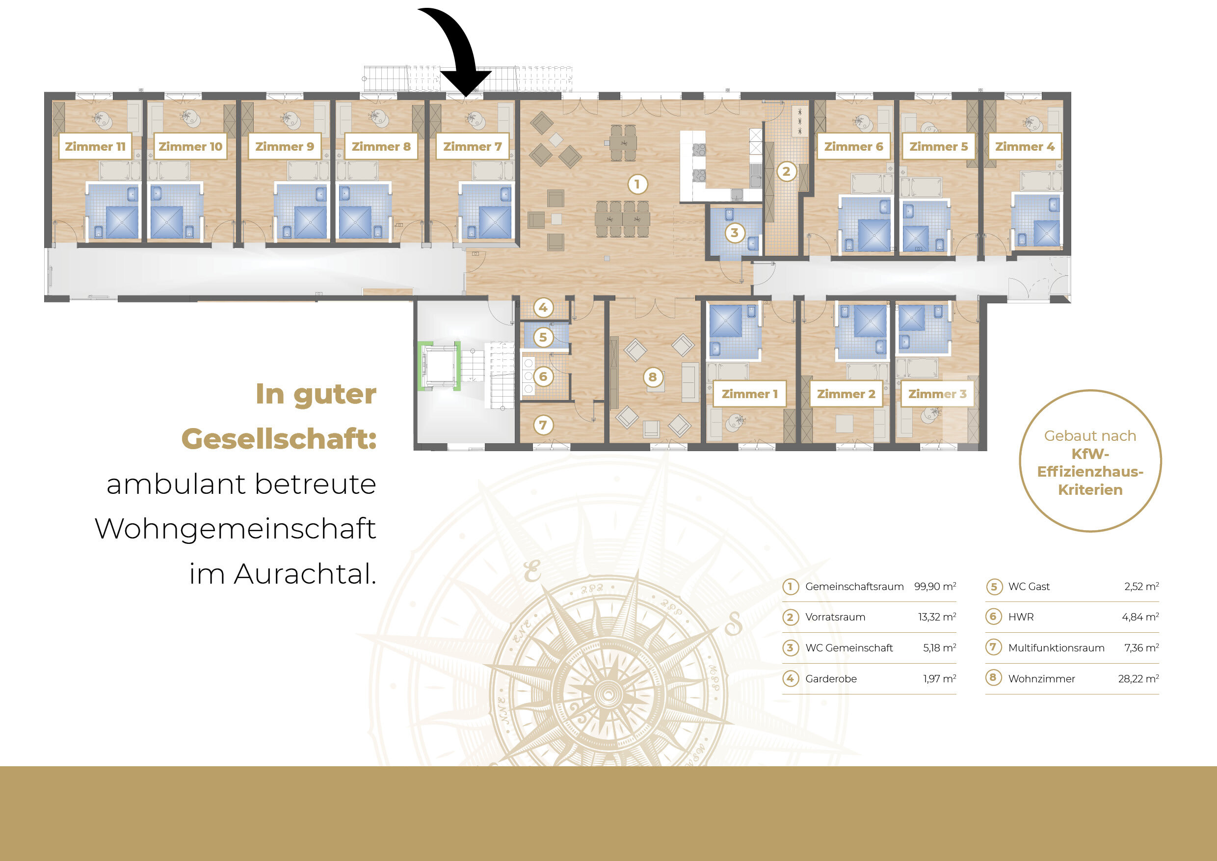 Wohnung zum Kauf provisionsfrei 198.500 € 1 Zimmer 47,2 m²<br/>Wohnfläche ab sofort<br/>Verfügbarkeit Döhlersberg 7 Münchaurach Aurachtal 91086