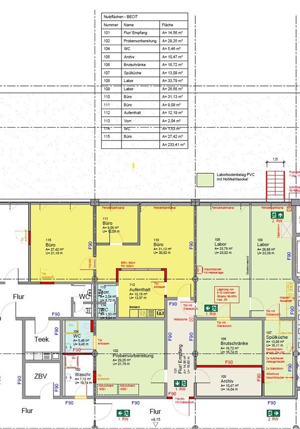 Bürofläche zur Miete provisionsfrei 233,4 m²<br/>Bürofläche Fritz-Hornschuch-Straße 9 Kulmbach Kulmbach 95326