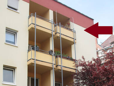 Wohnung zur Miete 570 € 2 Zimmer 59 m² Geschoss 3/4 frei ab 01.09.2025 Sandberg Nürnberg 90419