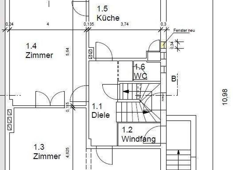 Doppelhaushälfte zum Kauf provisionsfrei 1.450.000 € 7 Zimmer 201 m² 561,4 m² Grundstück frei ab sofort Fuhlsbüttel Hamburg 22339