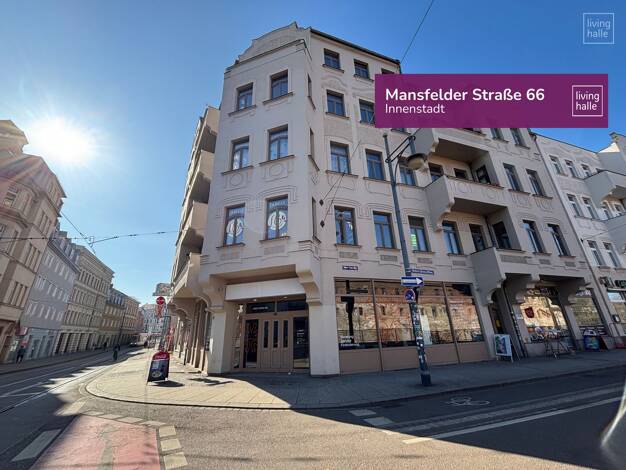Bürofläche zur Miete 10 € 3 Zimmer Mansfelder Straße 66 Saaleaue Mitte 06108