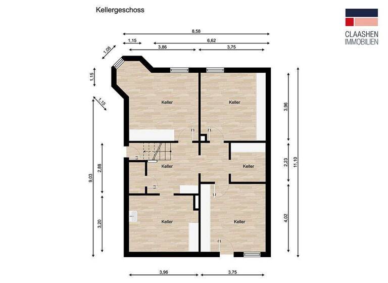 Haus zum Kauf 269.000 € 9 Zimmer 210 m² 960 m² Grundstück Süderneuland II Norden 26506
