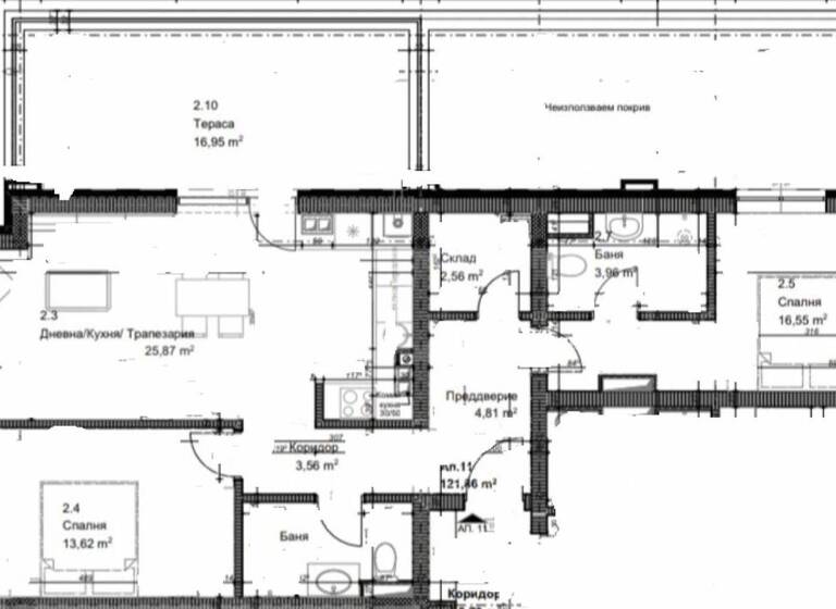 Studio zum Kauf 254.500 € 145 m² Sofia