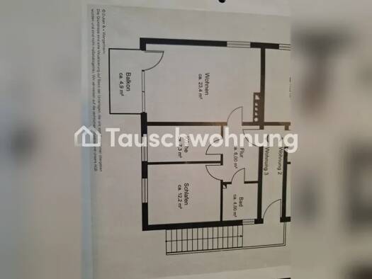 Wohnung zur Miete Tauschwohnung 1.200 € 2 Zimmer 56 m² 1. Geschoss Hadern München 81375
