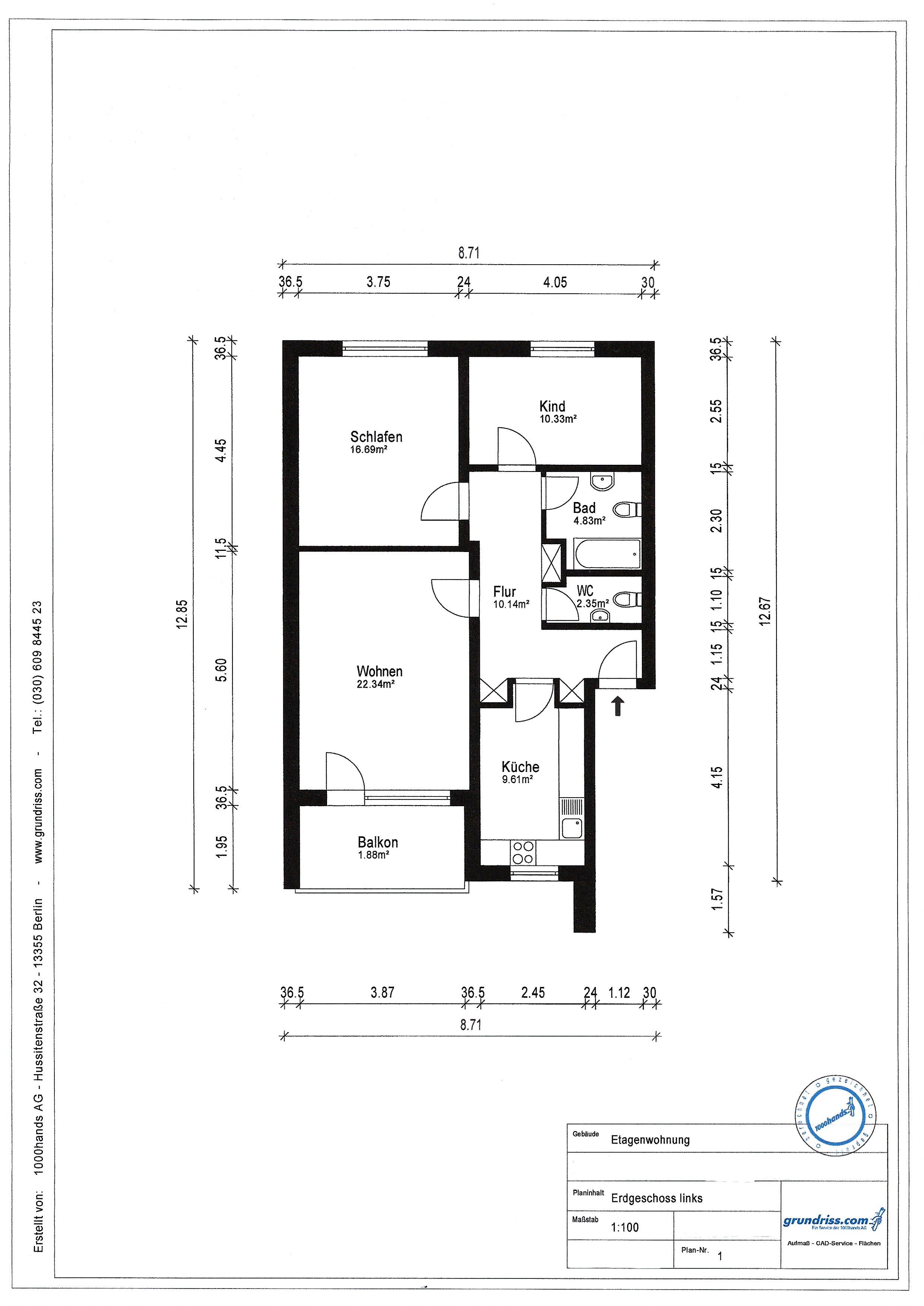 Wohnung zum Kauf 279.000 € 3 Zimmer 78,2 m²<br/>Wohnfläche Stadionviertel Neuss 41464