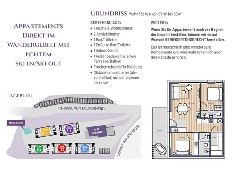 Wohnung zum Kauf - Erstbezug provisionsfrei 3 Zimmer 65 m² Pruggererberg 299 Pruggern 8965