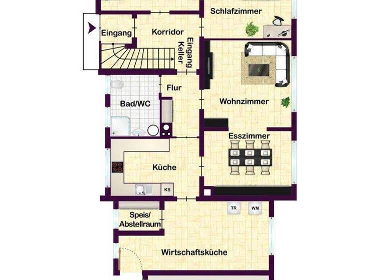 Wohnung zur Miete 1.050 € 4,5 Zimmer 109 m² EG frei ab sofort Seibotenberg 35 Seibotenberg Gerabronn / Seibotenberg 74582