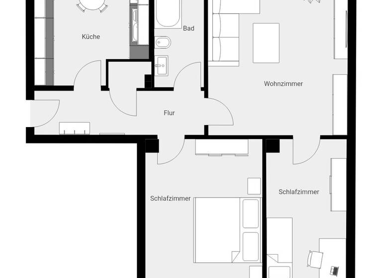 Wohnung zum Kauf 25.000 € 3 Zimmer 64,8 m² 2. Geschoss Johanngeorgenstadt 08349