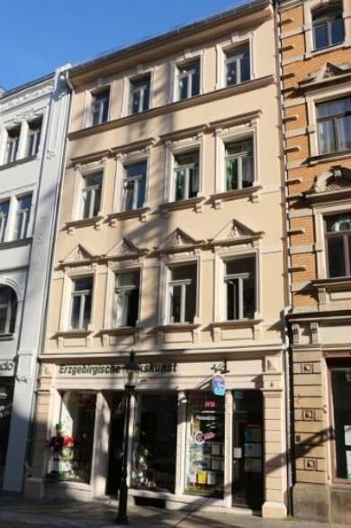 Wohnung zur Miete 595 € 3 Zimmer 107 m² 3. Geschoss frei ab sofort Weingasse 6 Nicolaiviertel Freiberg 09599