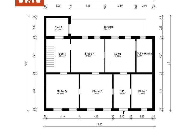 Einfamilienhaus zum Kauf provisionsfrei 89.000 € 5 Zimmer 125 m² 1.513 m² Grundstück Ziegendorf 19372