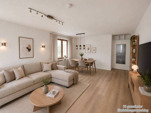 Wohnung zur Miete 1.050 € 3 Zimmer 70 m² Geschoss 2/3 frei ab sofort Haunstetten Haunstetten - Siebenbrunn 86179