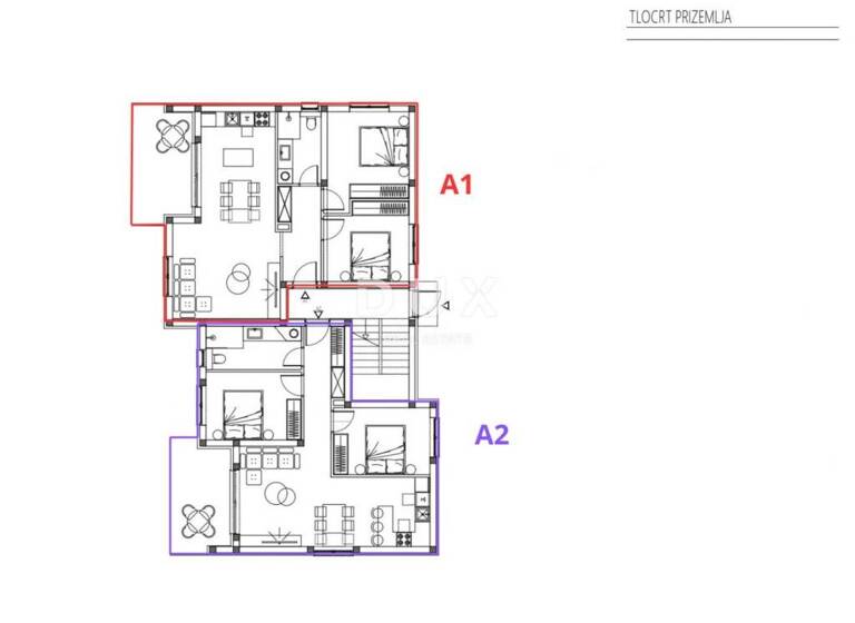 Wohnung zum Kauf 218.860 € 3 Zimmer 70 m² 1. Geschoss Sibenik