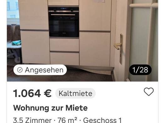 Wohnung zur Miete 1.264 € 3,5 Zimmer 76 m² Geschoss 2/3 frei ab sofort Kurfürstenstraße 28 Königswinter Königswinter 53639