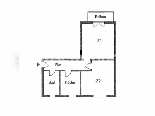 Wohnung zur Miete Tauschwohnung 519 € 2 Zimmer 50 m² 2. Geschoss Babelsberg Nord Potsdam 14482