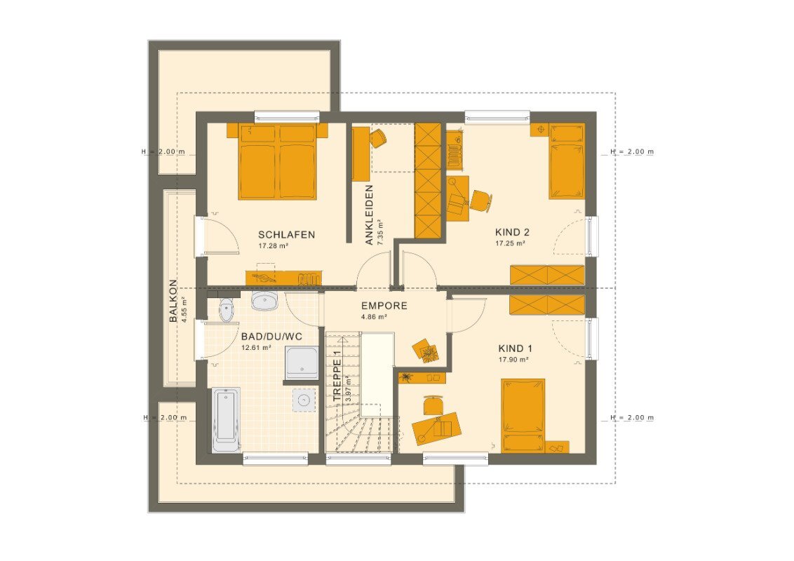 Einfamilienhaus zum Kauf provisionsfrei 666.507 € 5 Zimmer 166 m²<br/>Wohnfläche 850 m²<br/>Grundstück Neuses Freigericht 63579