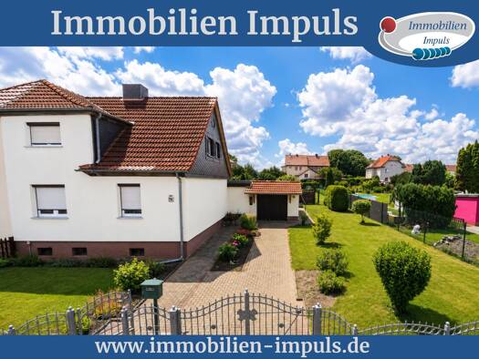 Doppelhaushälfte zum Kauf 149.000 € 4 Zimmer 90 m² 922 m² Grundstück frei ab sofort Sargstedter Siedlung Halberstadt 38820