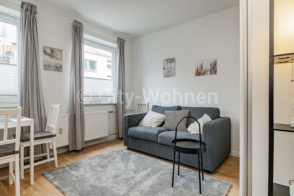 Wohnung zur Miete Wohnen auf Zeit 1.500 € 1 Zimmer 34 m²<br/>Wohnfläche 01.12.2024<br/>Verfügbarkeit Koppel St.Georg HH 20099