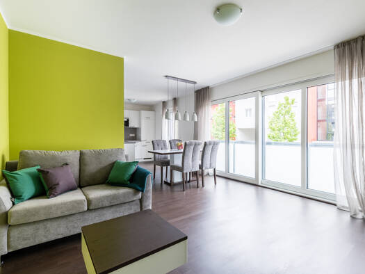 Wohnung zur Miete 1.299 € 2 Zimmer 56 m² 2. Geschoss Hamburger Straße 1 Milbertshofen-Am Hart München 80809