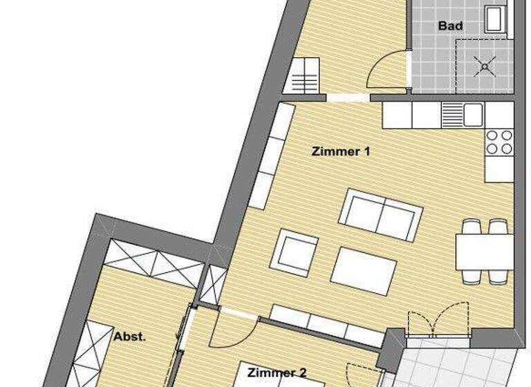 Wohnung zum Kauf - Erstbezug provisionsfrei 350.000 € 2 Zimmer 64,6 m² 1. Geschoss Berghausen Pfinztal 76327