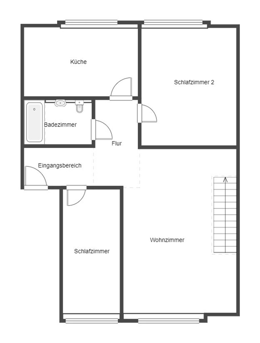 Maisonette zum Kauf 189.000 € 4 Zimmer 95,1 m²<br/>Wohnfläche 3.<br/>Geschoss Rheindahlen - Land Mönchengladbach 41179