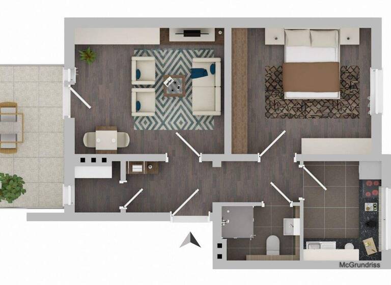 Wohnung zum Kauf provisionsfrei 125.000 € 2 Zimmer 49 m² Nord Jena 07743