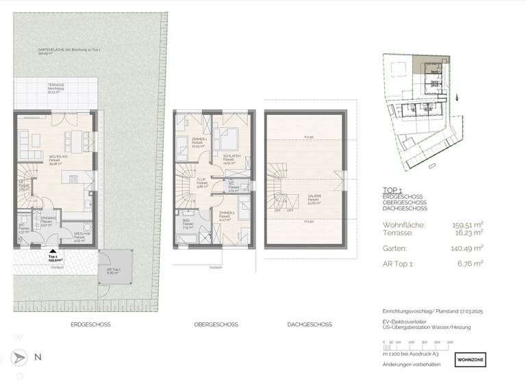 Reihenmittelhaus zum Kauf - Erstbezug 900.000 € 5 Zimmer 159,5 m² Mattsee 5163