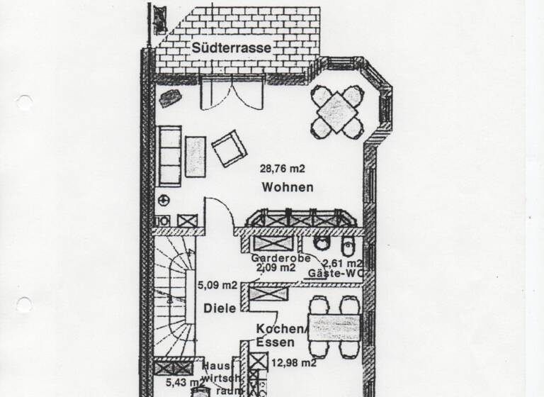 Doppelhaushälfte zur Miete 1.080 € 4,5 Zimmer 120 m² 350 m² Grundstück frei ab sofort Im Blumenfeld 35 Egglham 84385
