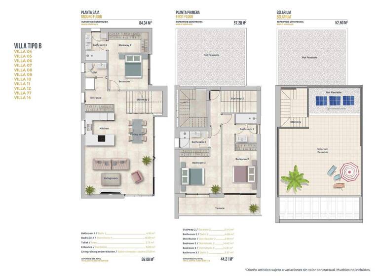 Villa zum Kauf provisionsfrei 575.000 € 4 Zimmer 141 m² 318 m² Grundstück Calle Princesa Leonor Finestrat 03509