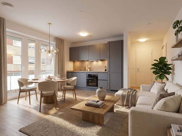 Wohnung zum Kauf provisionsfrei 285.000 € 2 Zimmer 47,6 m² 1. Geschoss Schauenburgerstraße 10 Innenstadt 25421