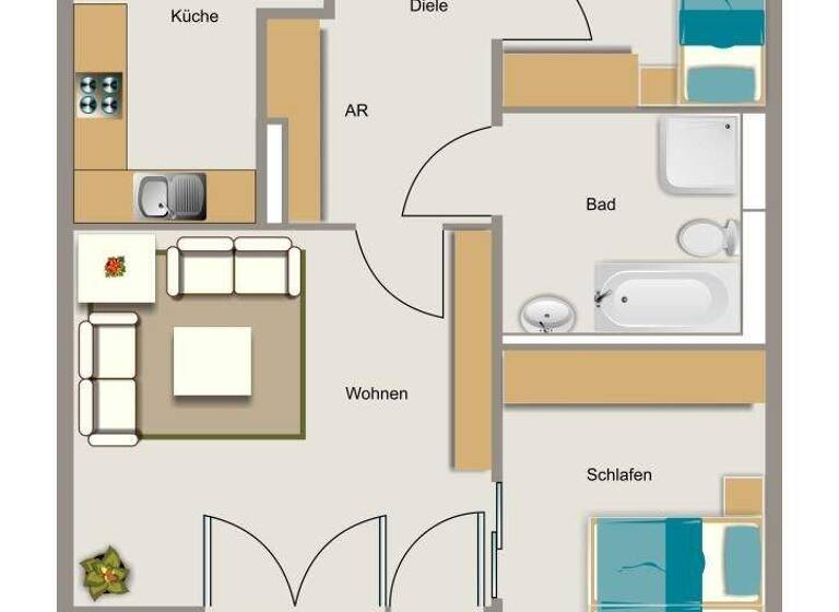 Wohnung zur Miete 793 € 3,5 Zimmer 76,2 m² 1. Geschoss Wolbeckstraße 62 Altenessen-Nord Essen 45329