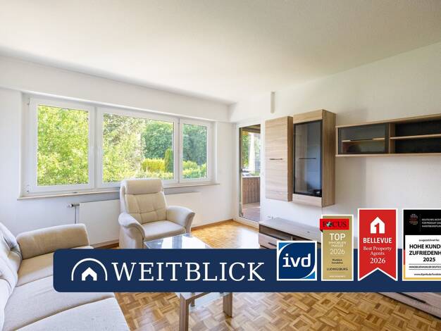 Wohnung zur Miete 990 € 3 Zimmer 73,3 m² 1. Geschoss Ost Ludwigsburg 71638